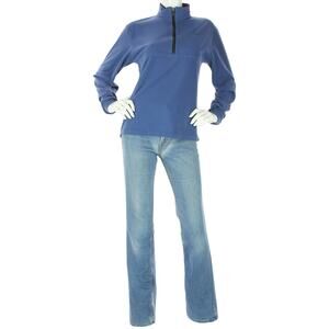 Vintage Paul & Susan Schurke Wintergreen Polartec Fleece Pullover Polo Jacket